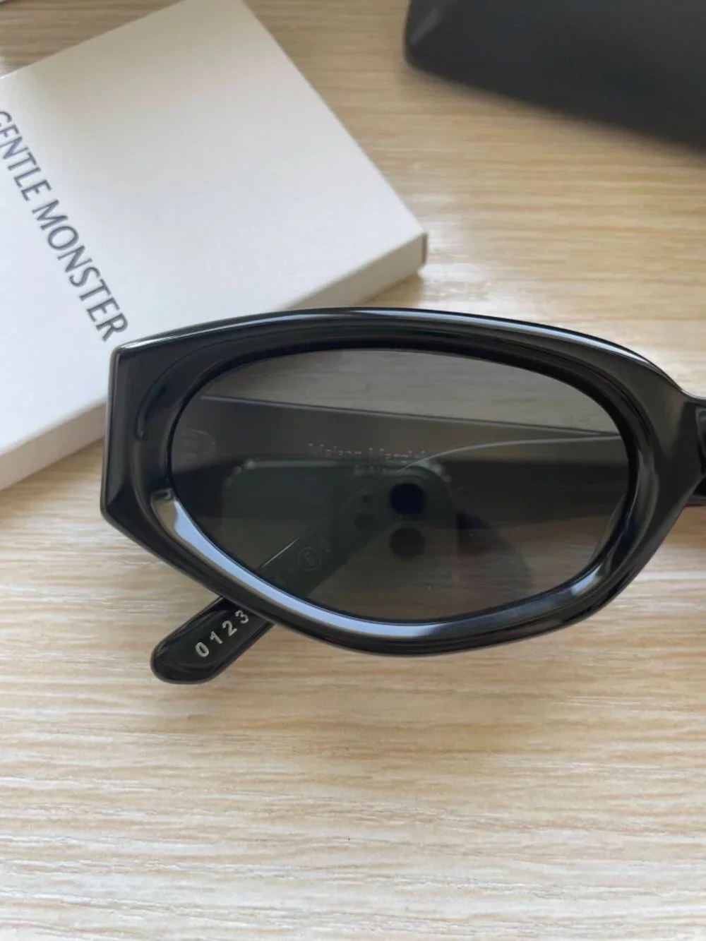 Maison Margiela x Gentle Monster MM205 Black Sunglasses